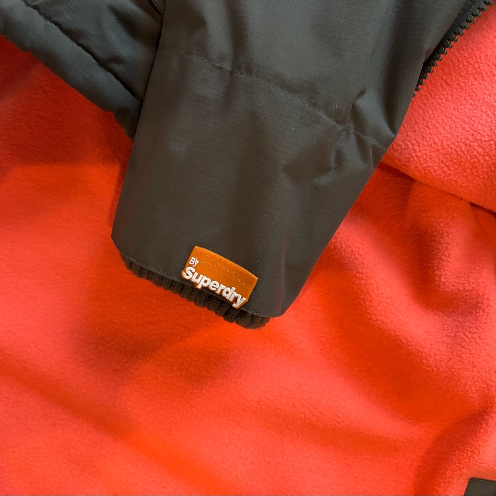 Superdry Gray and Orange Women's Jacket - Picture 3 of 5